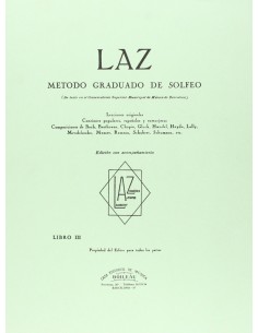 Laz metodo de solfeo 3º acompanamiento